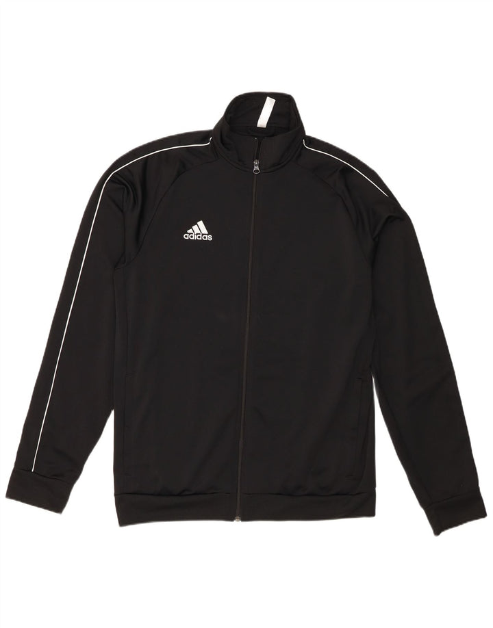 Adidas Męska bluza dresowa, duża, czarna, poliestrowa
