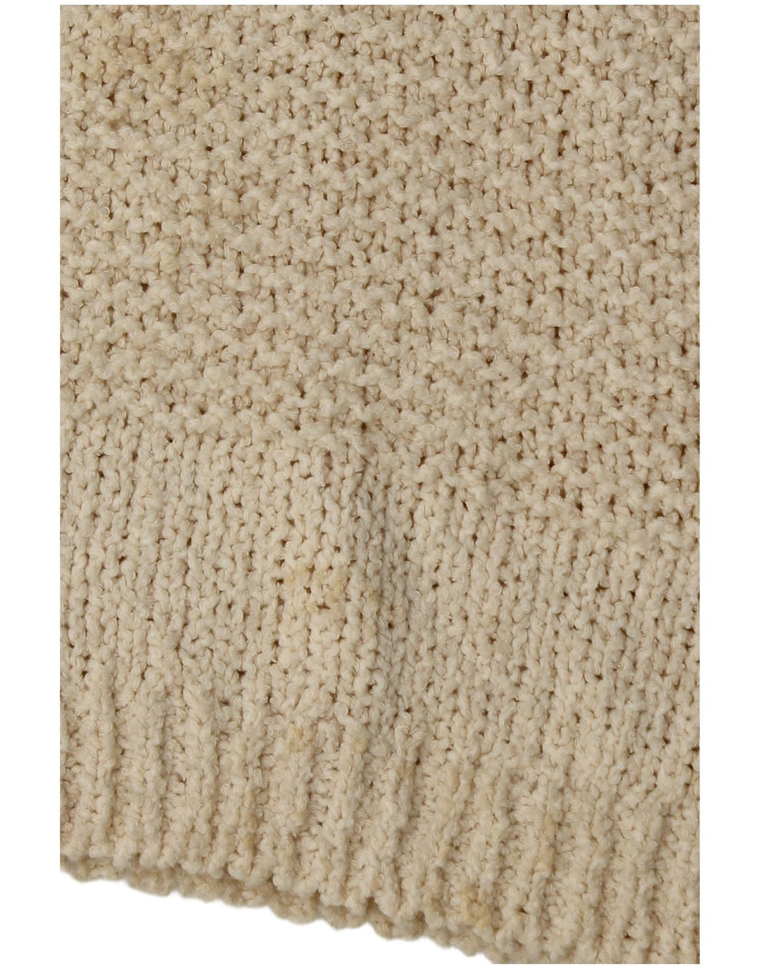 Damski sweter oversize z golfem Topshop UK 8, mały, w kolorze złamanej bieli