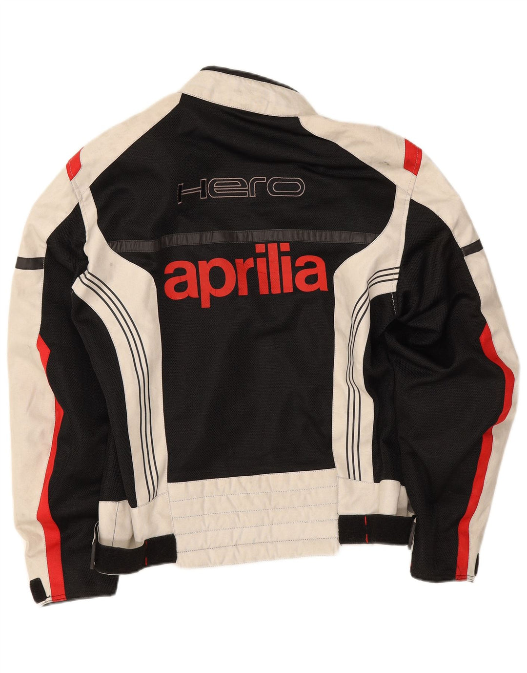 Męska kurtka Aprilia Graphic Racer UK 38, poliester w kolorze średniej czerni