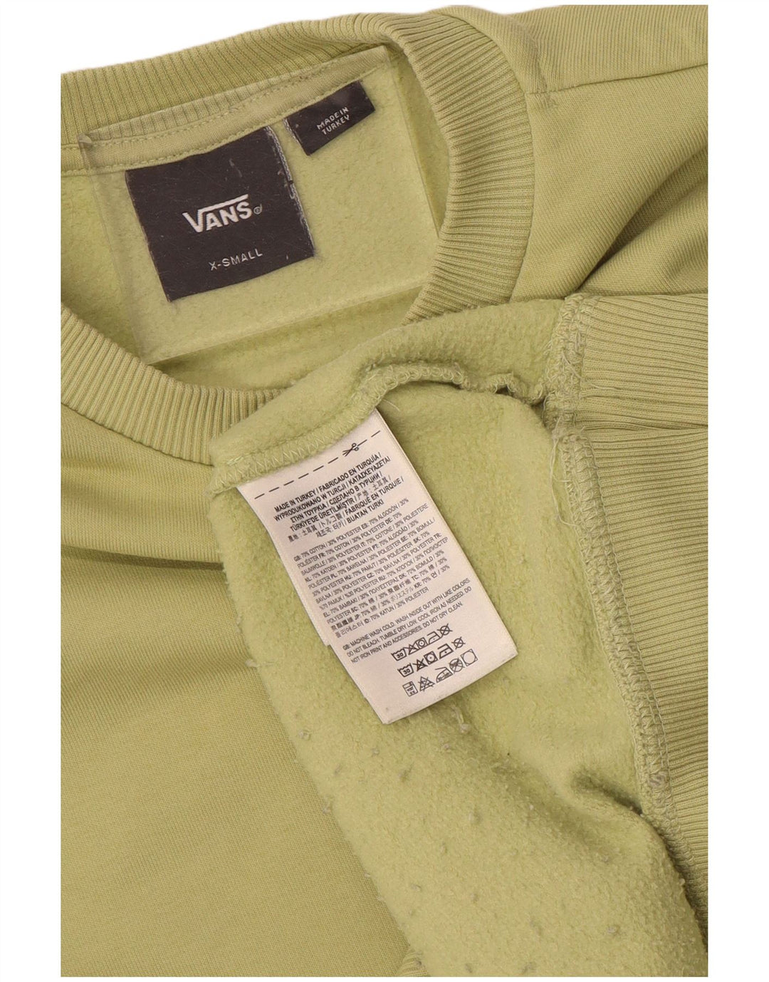Męska bluza Vans Sweter XS Zielona bawełna