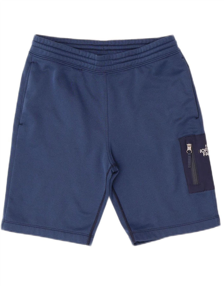 THE NORTH FACE Boys Sport Shorts 11-12 Years Large  Navy Blue Polyester