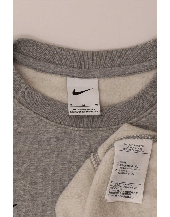 Męska bluza dresowa Nike, średnioszara, bawełniana