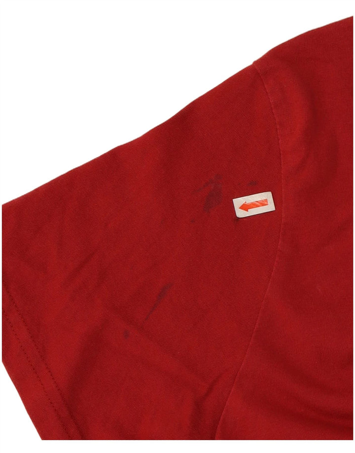 ALPHA INDUSTRIES Mens T-Shirt Top Small Red