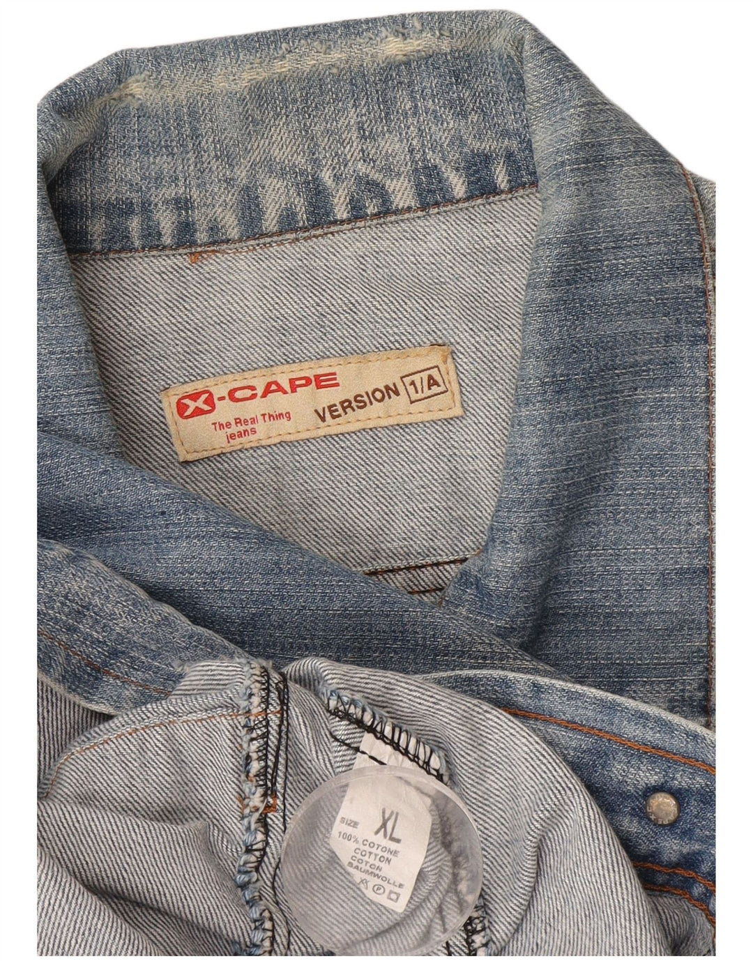 Damska kurtka dżinsowa X-Cape UK 18 XL, niebieska, bawełniana