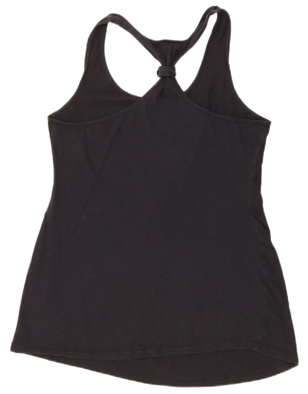 Damska kamizelka z grafiką VINTAGE UK 12, średnia czarna bawełna