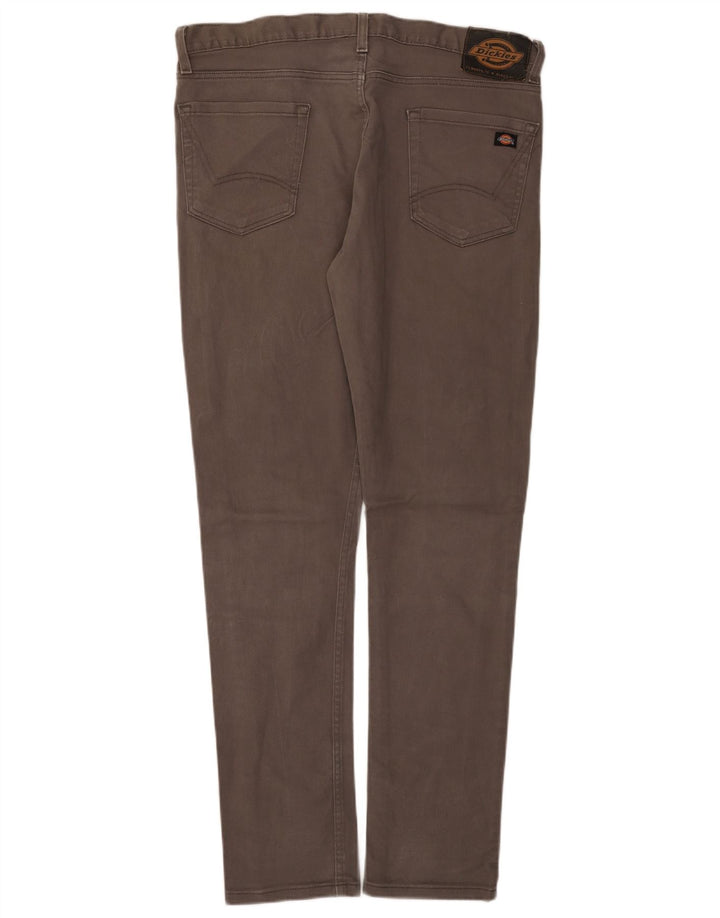 Męskie jeansy obcisłe Dickies W36 L32 Szara bawełna