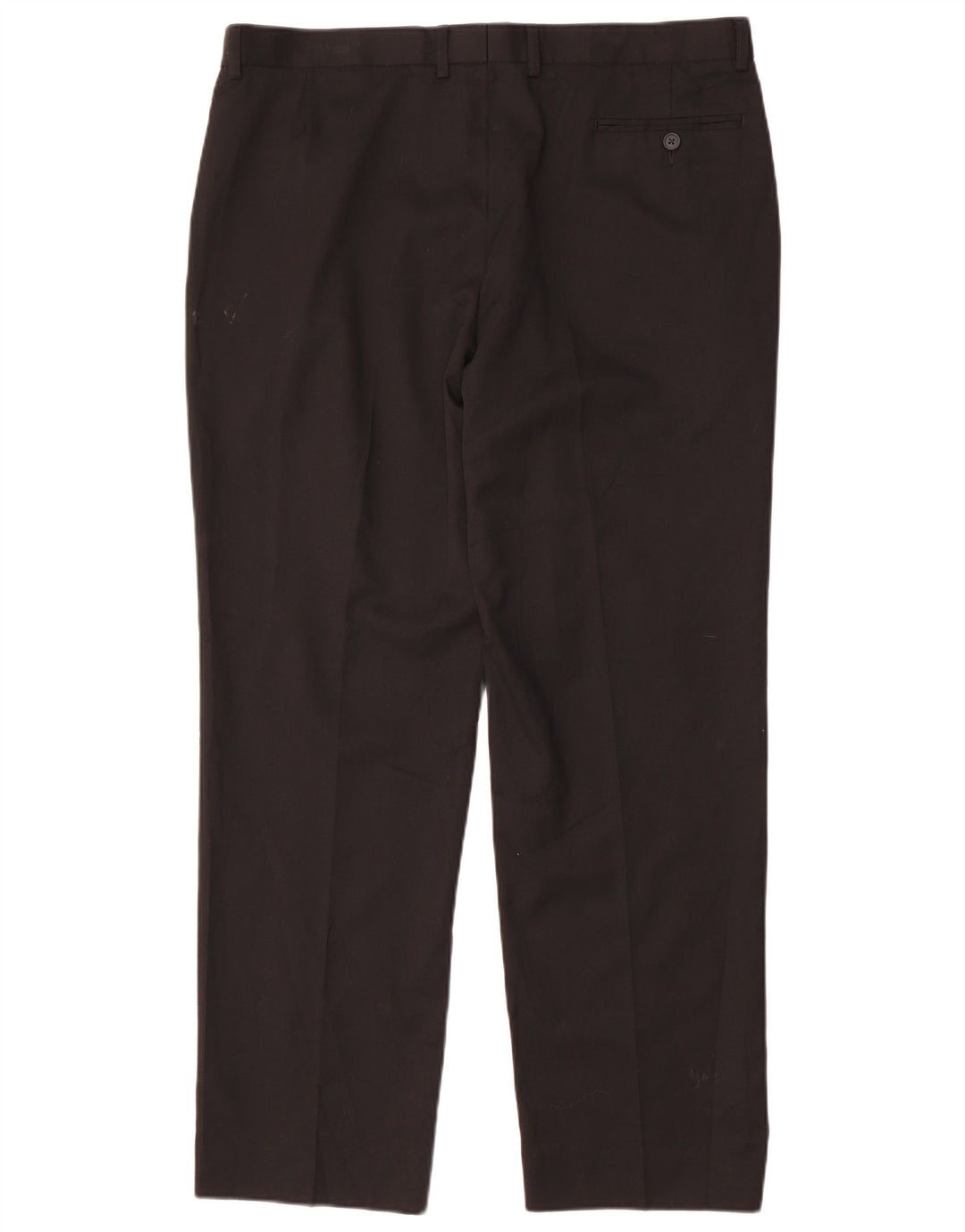 Męskie spodnie Chino o regularnym kroju Marks & Spencer W38 L31 Czarny poliester