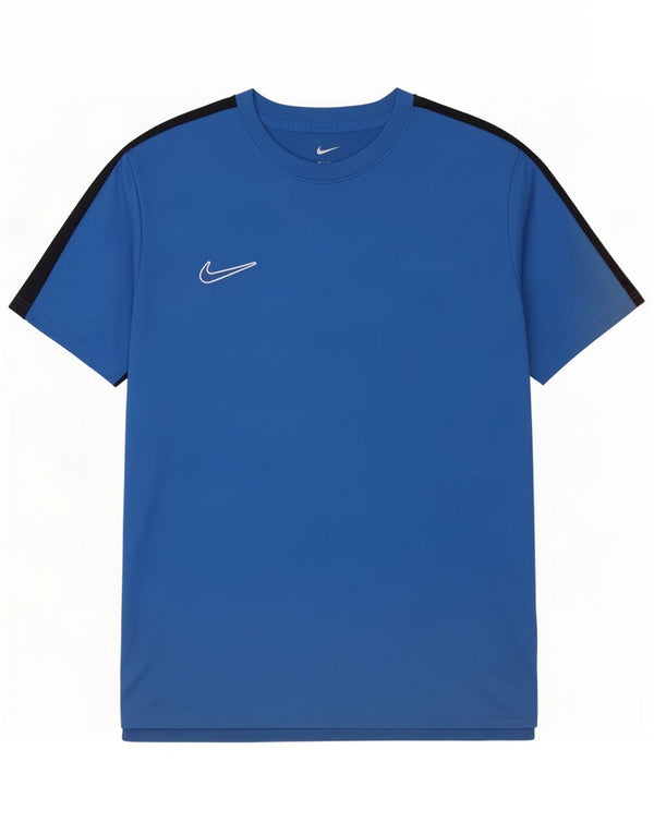 Męski T-shirt Nike Dri Fit Slim Top 2XL Niebieski poliester z blokami kolorów