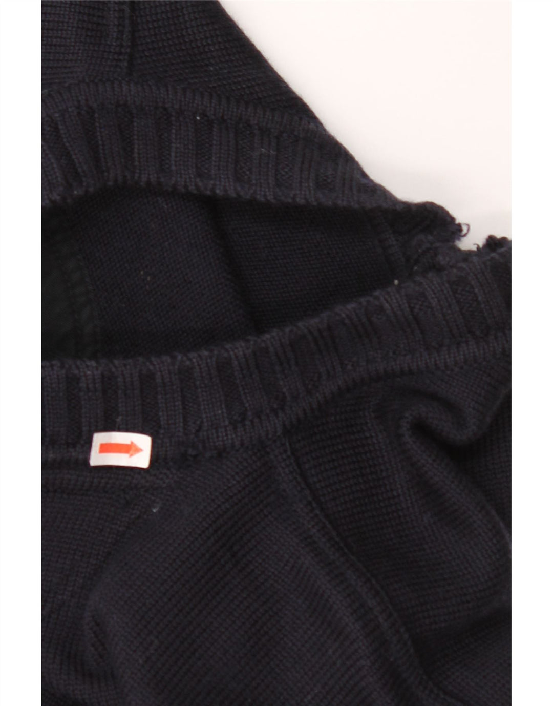 Męski sweter PAUL & SHARK z dekoltem w kształcie litery V, średni granatowy, nowa wełna