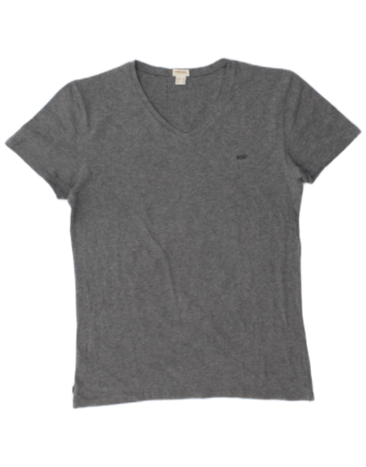 T-shirt damski DIESEL UK 12 średni szary