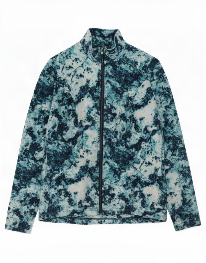 Damska kurtka polarowa Marks & Spencer UK 12, średnia, wielobarwna tkanina typu tie-dye
