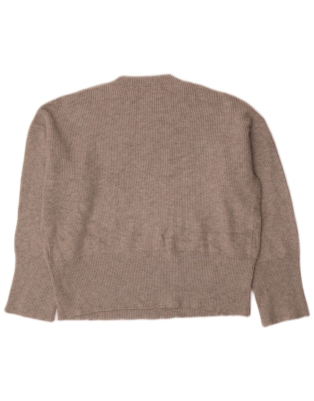 Marks & Spencer Damski sweter oversize z okrągłym dekoltem, UK 14, średni szary