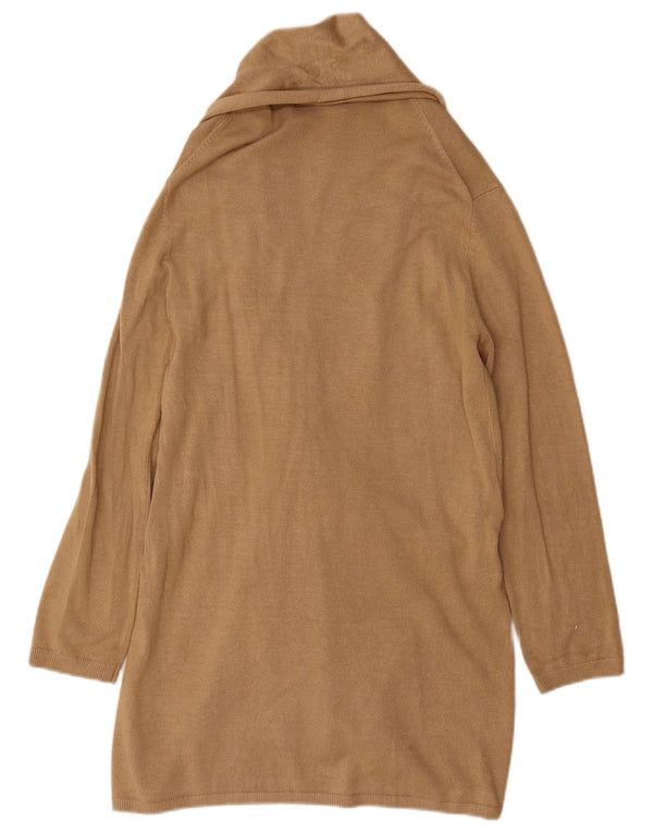 Damski sweter o przedłużonym fasonie Zara UK 10 Small Beige