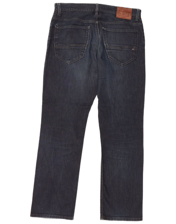 Damskie jeansy Mercer Straight Jeansy Tommy Hilfiger W34 L32 Granatowe, bawełniane