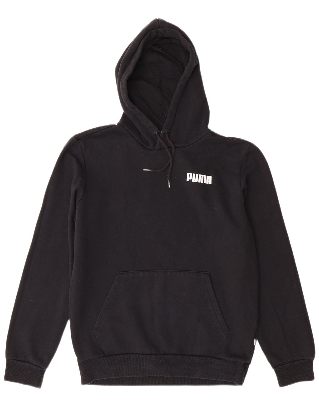 Męski sweter z kapturem PUMA, mały, czarny, bawełniany