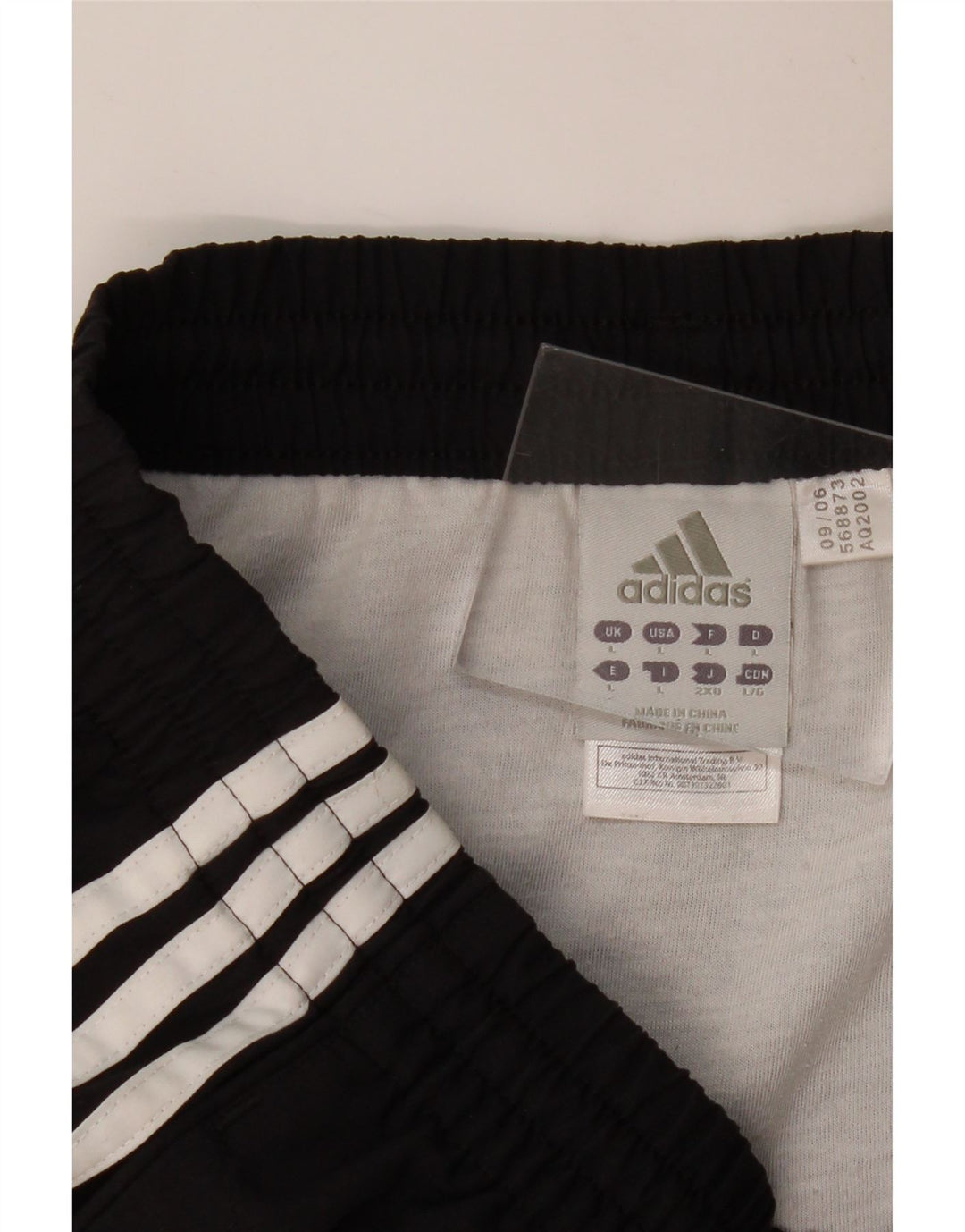 Męskie spodenki sportowe ADIDAS, duże, czarne, poliestrowe