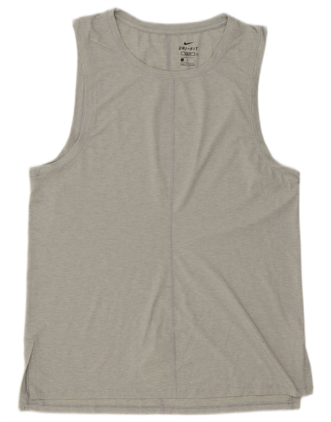 Męska kamizelka Nike Dri Fit Slim, duża, szara, poliestrowa