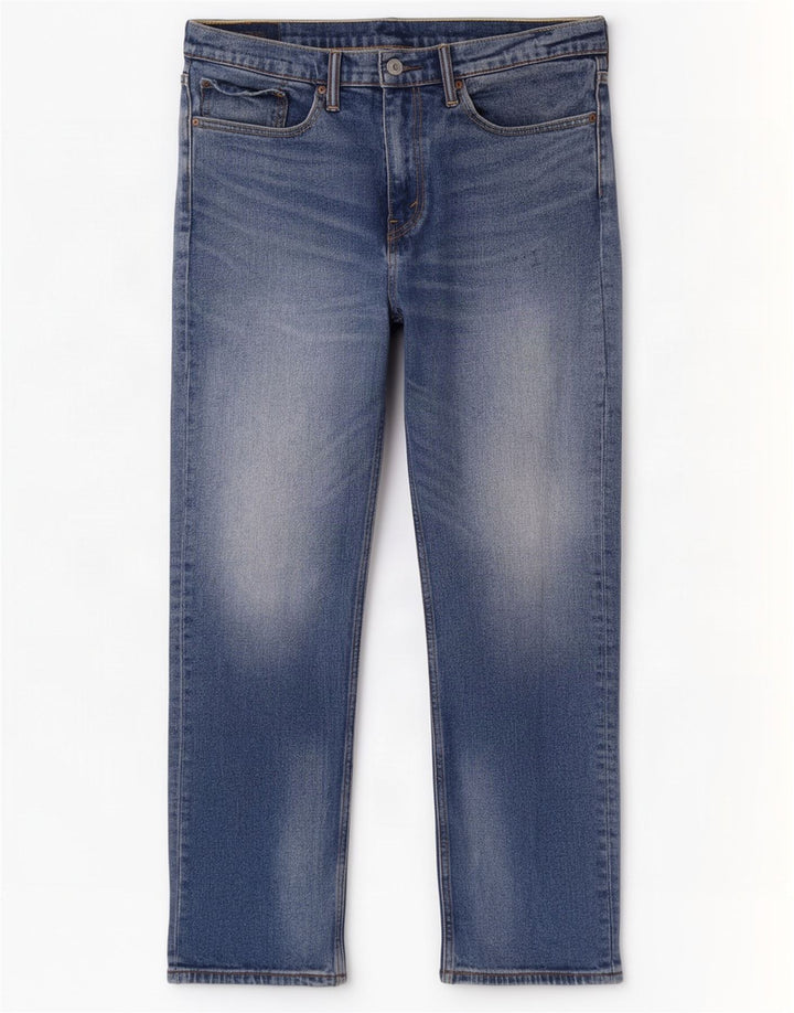 Męskie proste dżinsy Levi's W34 L32 Niebieskie bawełniane