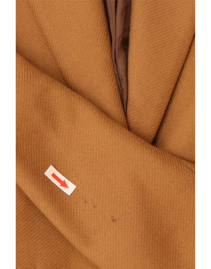 Płaszcz damski Zara UK 6 XS, brązowa wełna