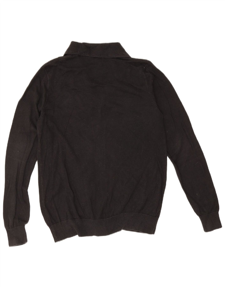 Sweter rozpinany Fred Perry chłopięcy 13-14 lat, duży, czarny, bawełniany