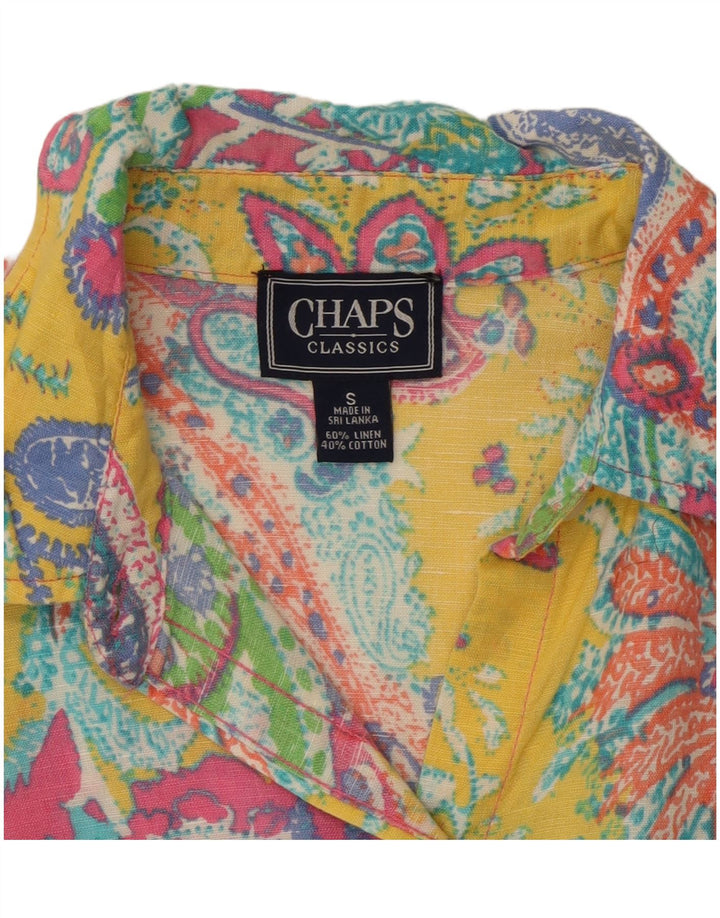 Damska bluzka CHAPS z rękawem 3/4, UK 10, mała, wielokolorowa paisley