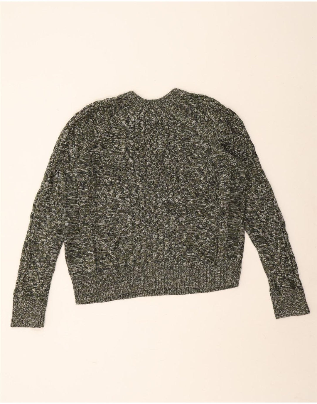 Damski sweter oversize Gap z okrągłym dekoltem UK 16, duży, szary nakrapiany