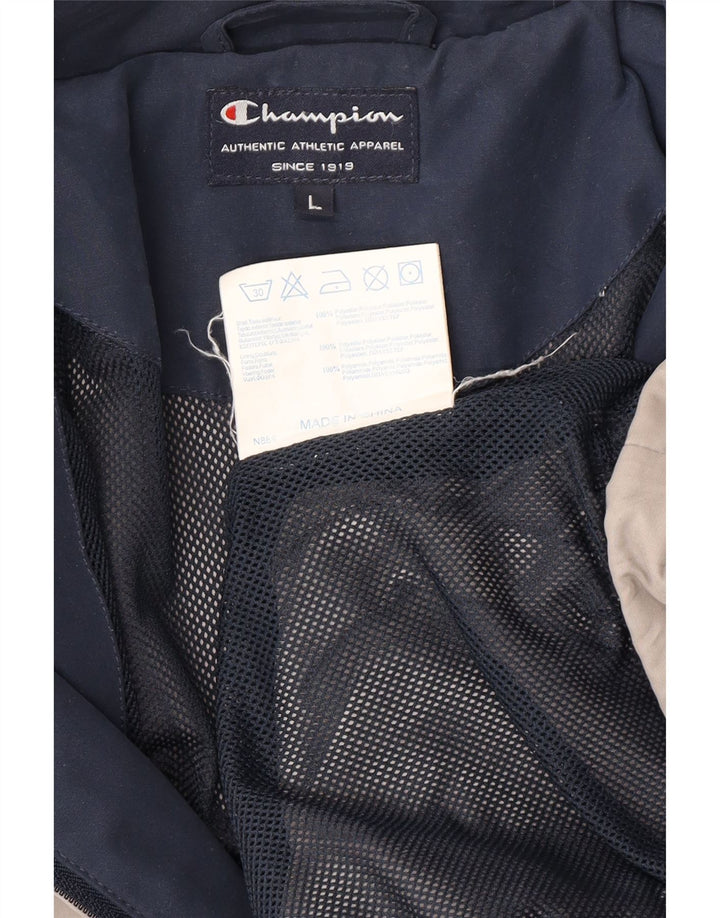 Męska kurtka dresowa CHAMPION, duża, szara, z poliestru