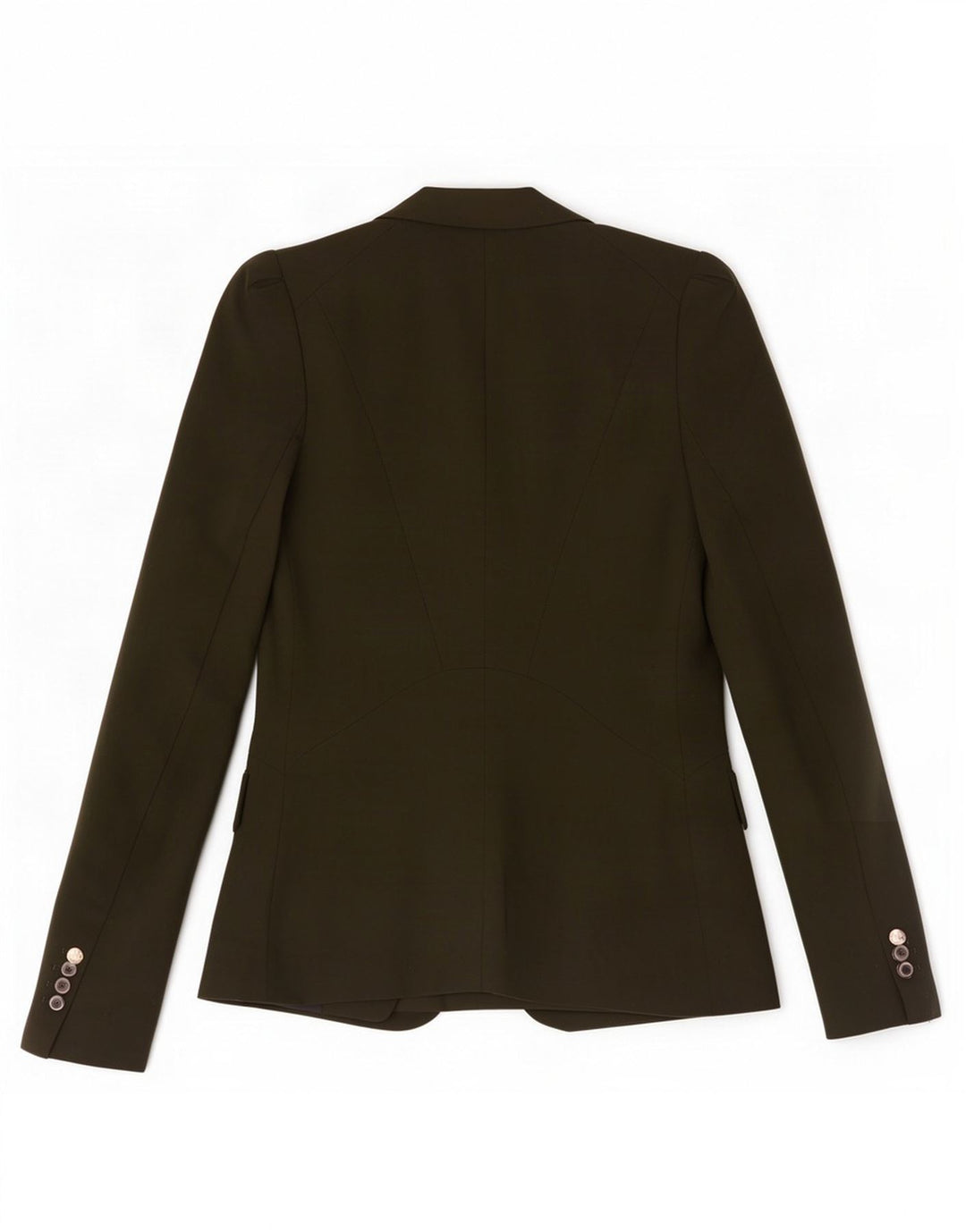 Damska marynarka Zara zapinana na 1 guzik, UK 6 XS, khaki, poliester