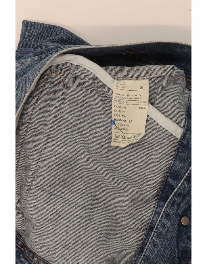 Męska kurtka dżinsowa Sisley UK 36 Small Blue Cotton