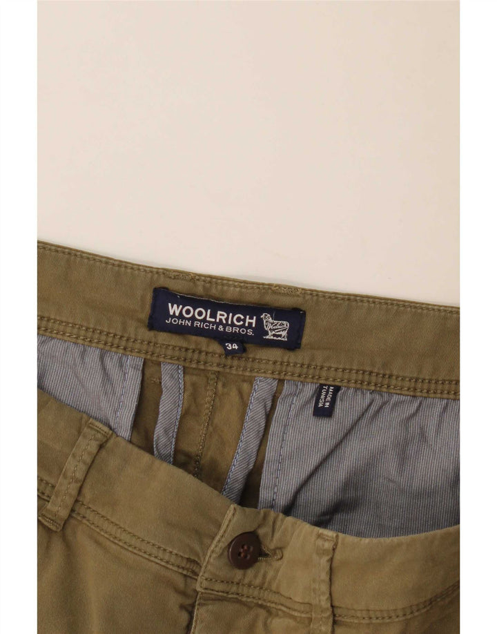Męskie spodenki chino Woolrich W34, duże khaki