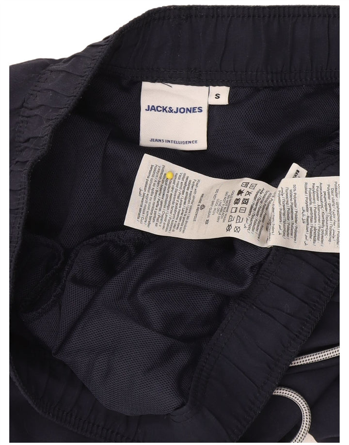 Męskie spodenki kąpielowe Jack & Jones, małe, granatowe, poliestrowe