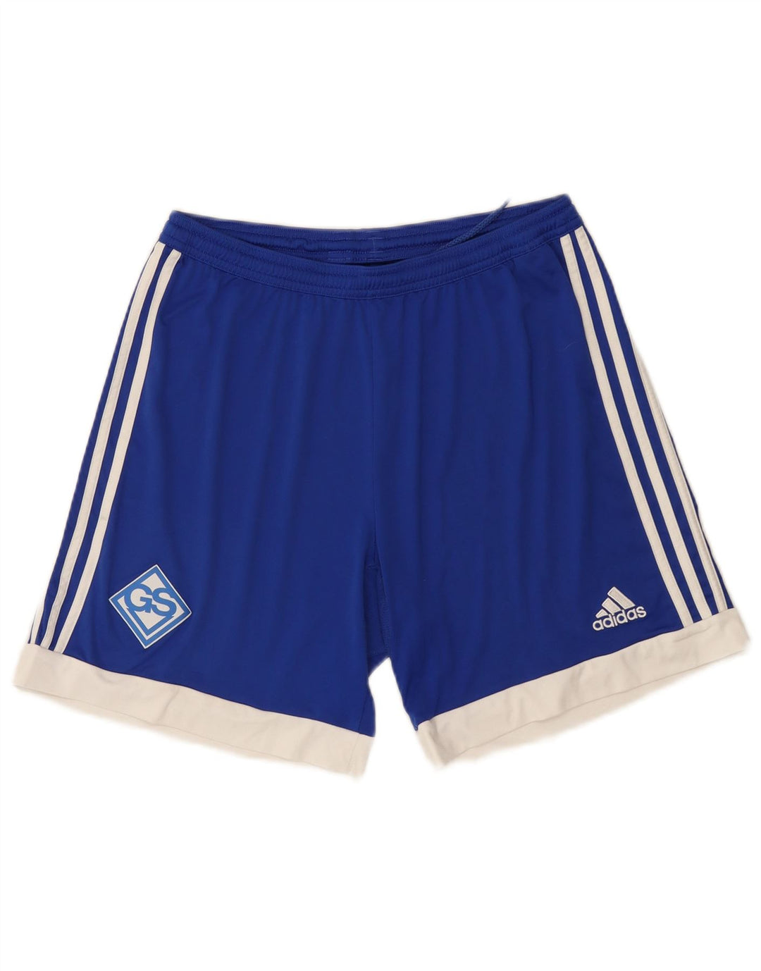 Męskie spodenki sportowe Adidas Climacool, duże, niebieskie, z poliestru z blokami kolorów