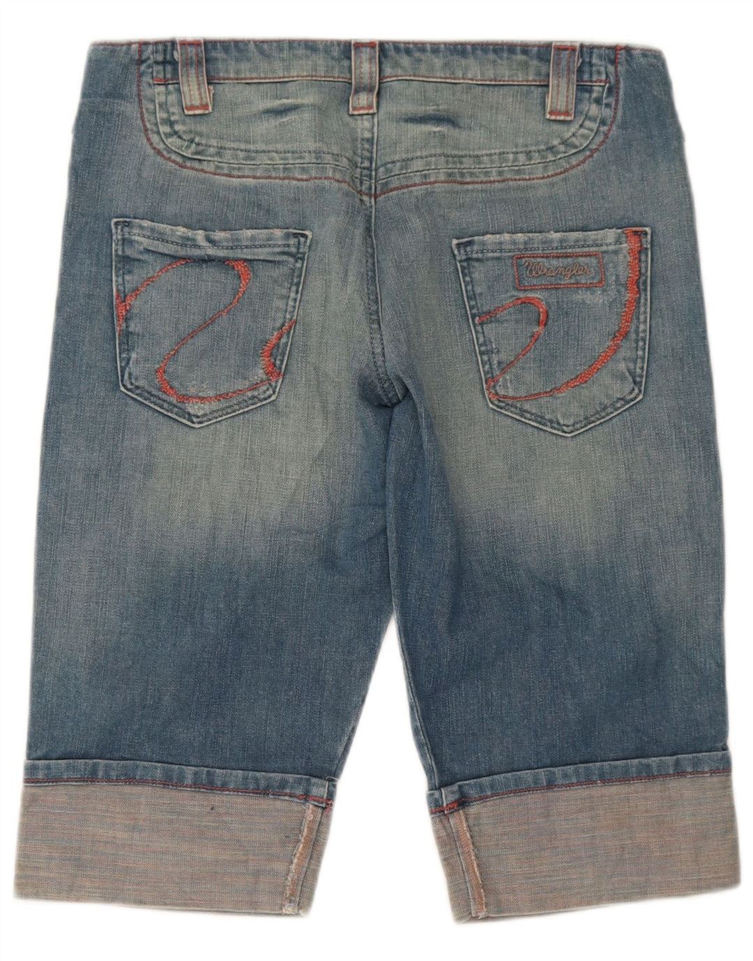 Damskie bermudy jeansowe Wrangler W29 Średni niebieski, bawełniany