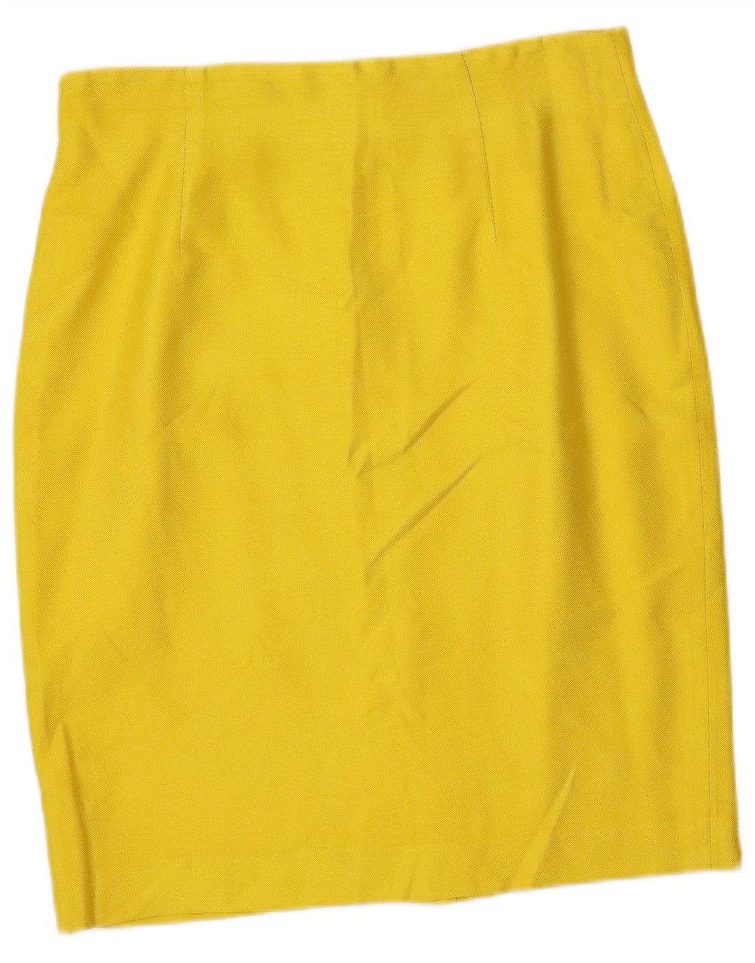 Vintage damski zestaw spódnic zapinanych na 4 guziki, 2 częściowy IT 46 Large W32 Żółty jedwab