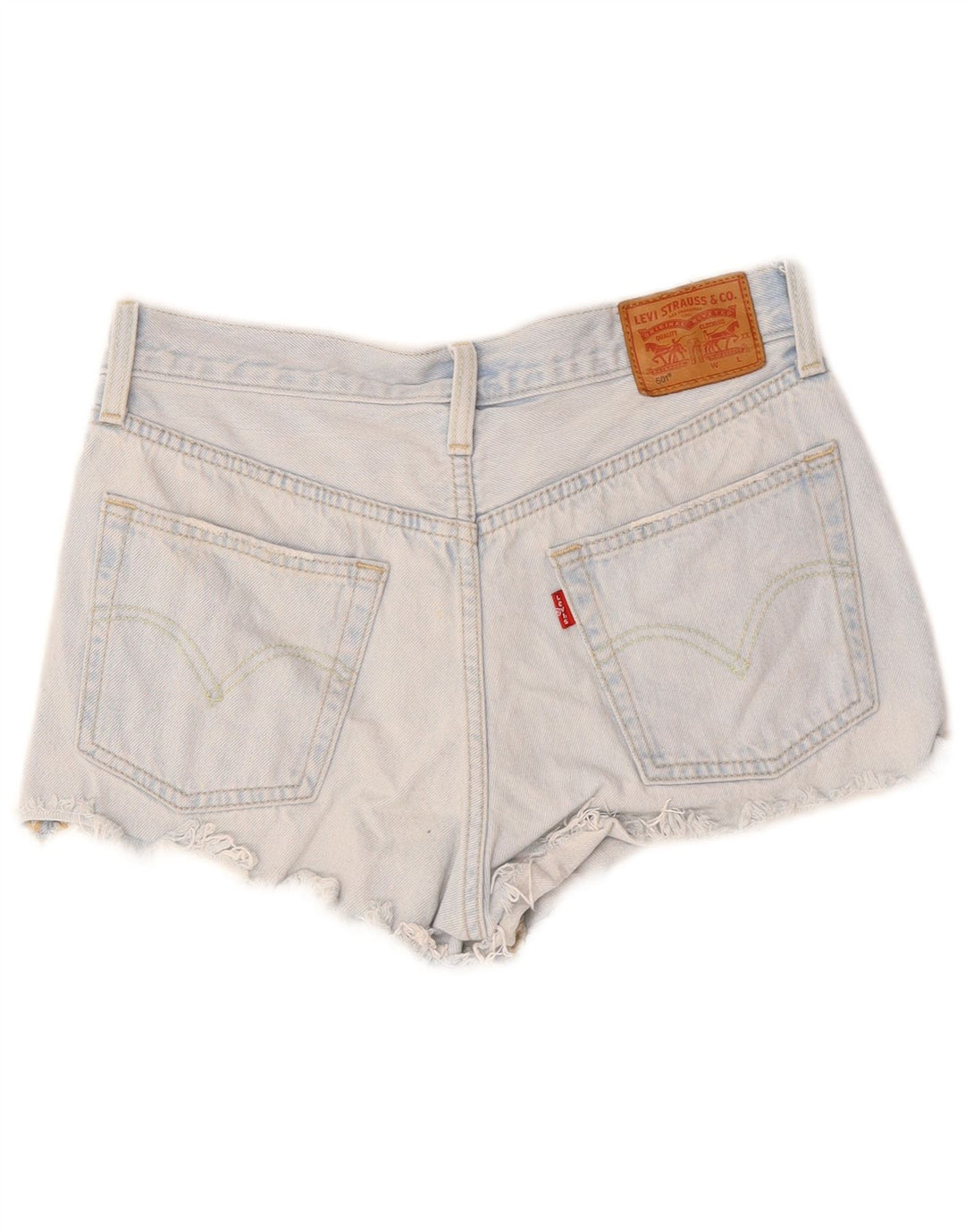 Damskie spodenki jeansowe LEVI'S 501 W27, małe, niebieskie, bawełniane