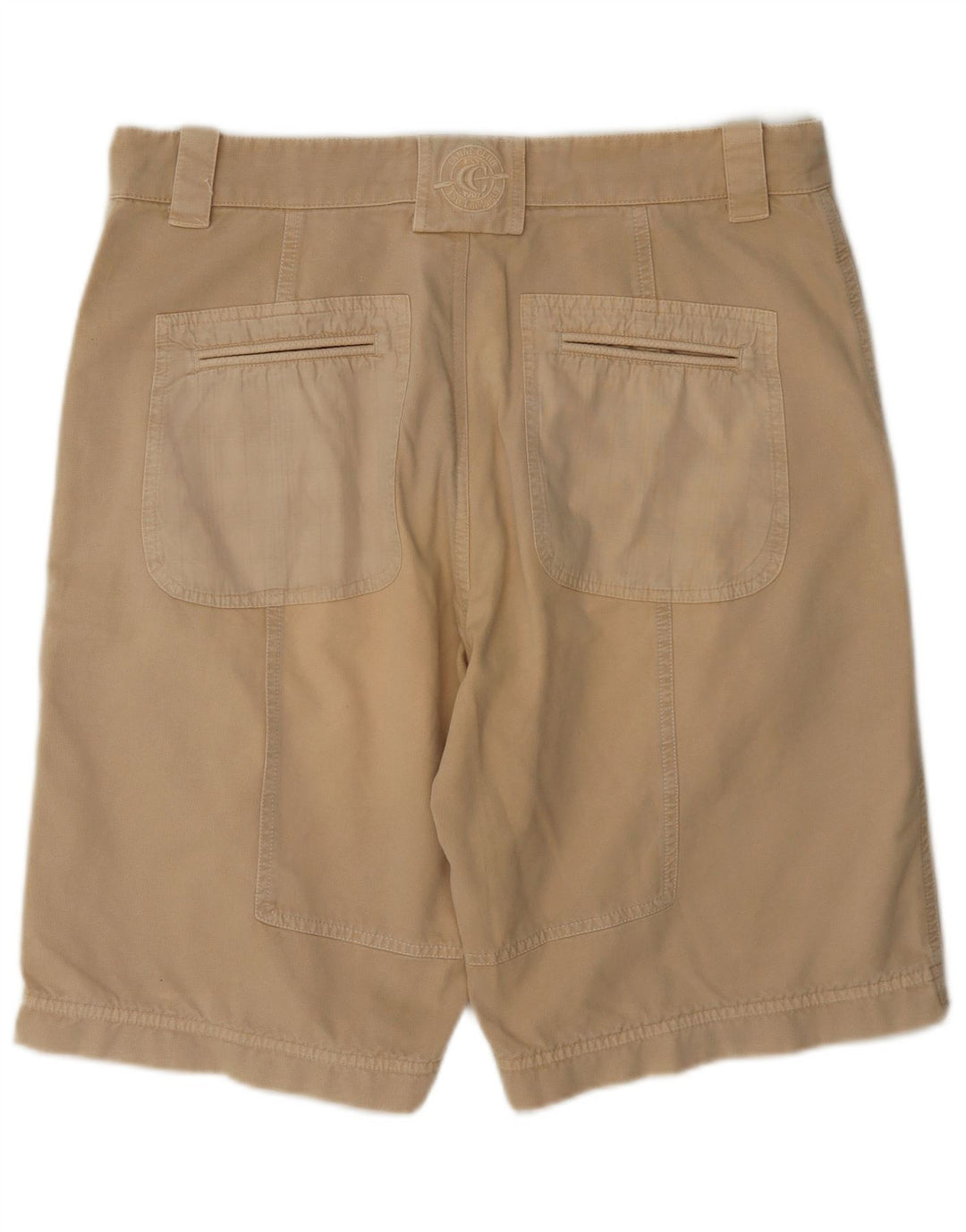 Męskie spodenki chino w stylu vintage, graficzne W36, duże, beżowe