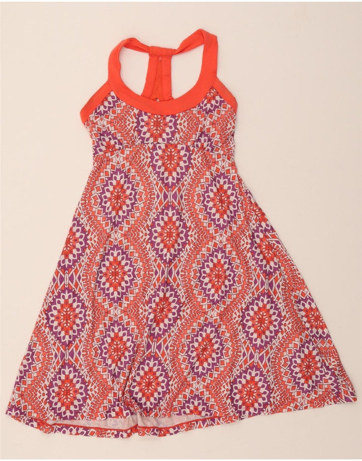 PRANA Womens Halter Dress UK 8 Small Red Paisley Vintage Prana and Second-Hand Prana from Messina Hembry 