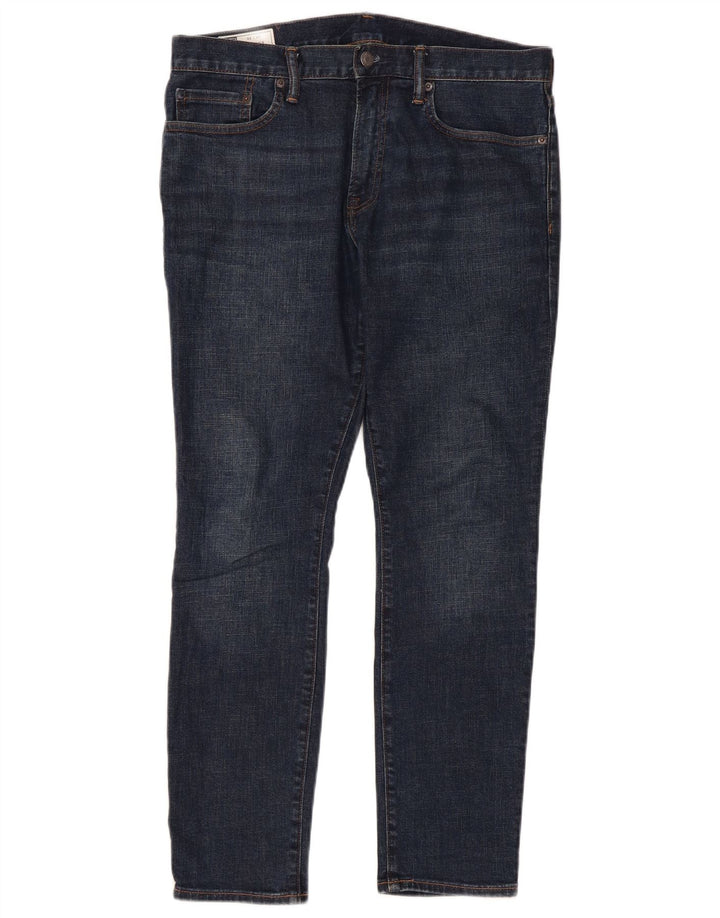 Damskie jeansy skinny Gap W32 L30 Granatowe, bawełniane
