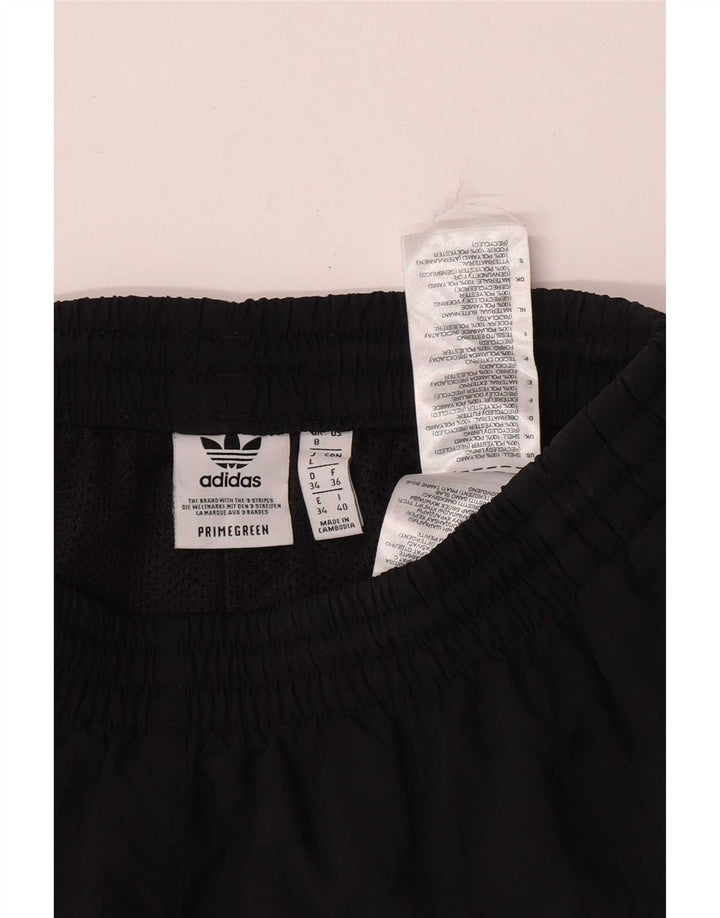 Damskie spodenki sportowe Adidas UK 8, małe, czarne, poliestrowe