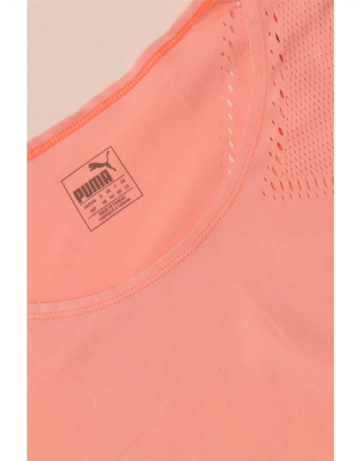 T-shirt damski Puma Top UK 10, mały, pomarańczowy