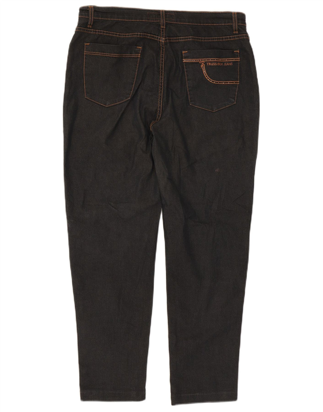 Damskie jeansy zwężane Trussardi W34 L26 czarne