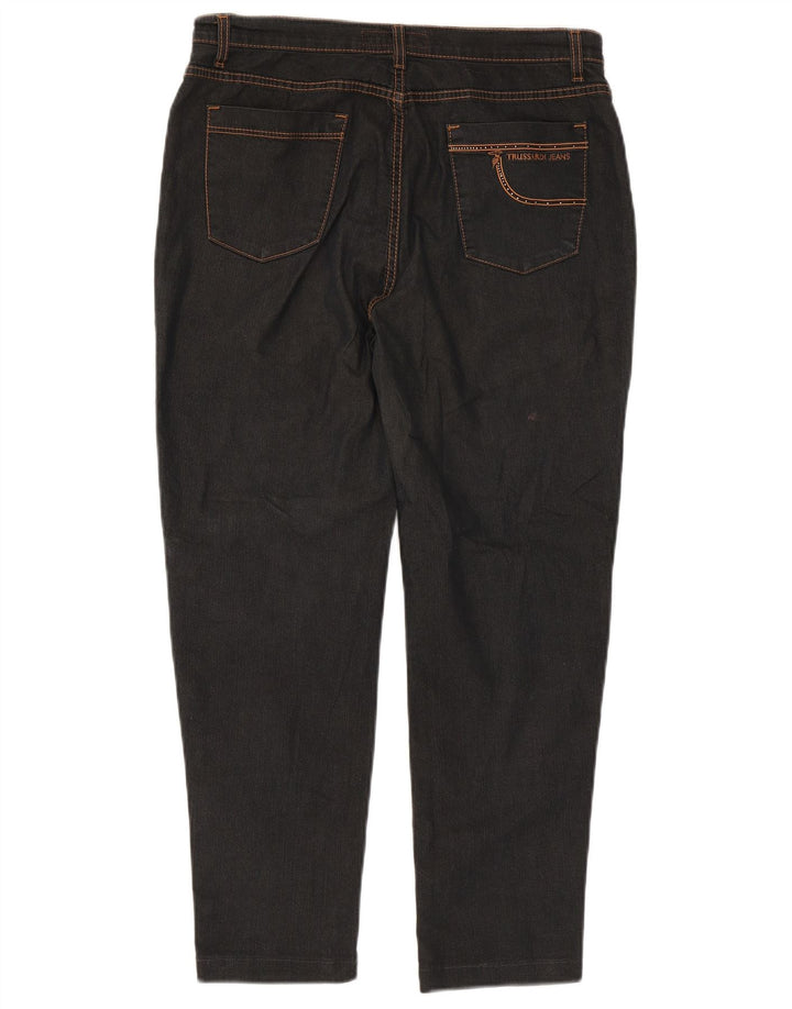 Damskie jeansy zwężane Trussardi W34 L26 czarne