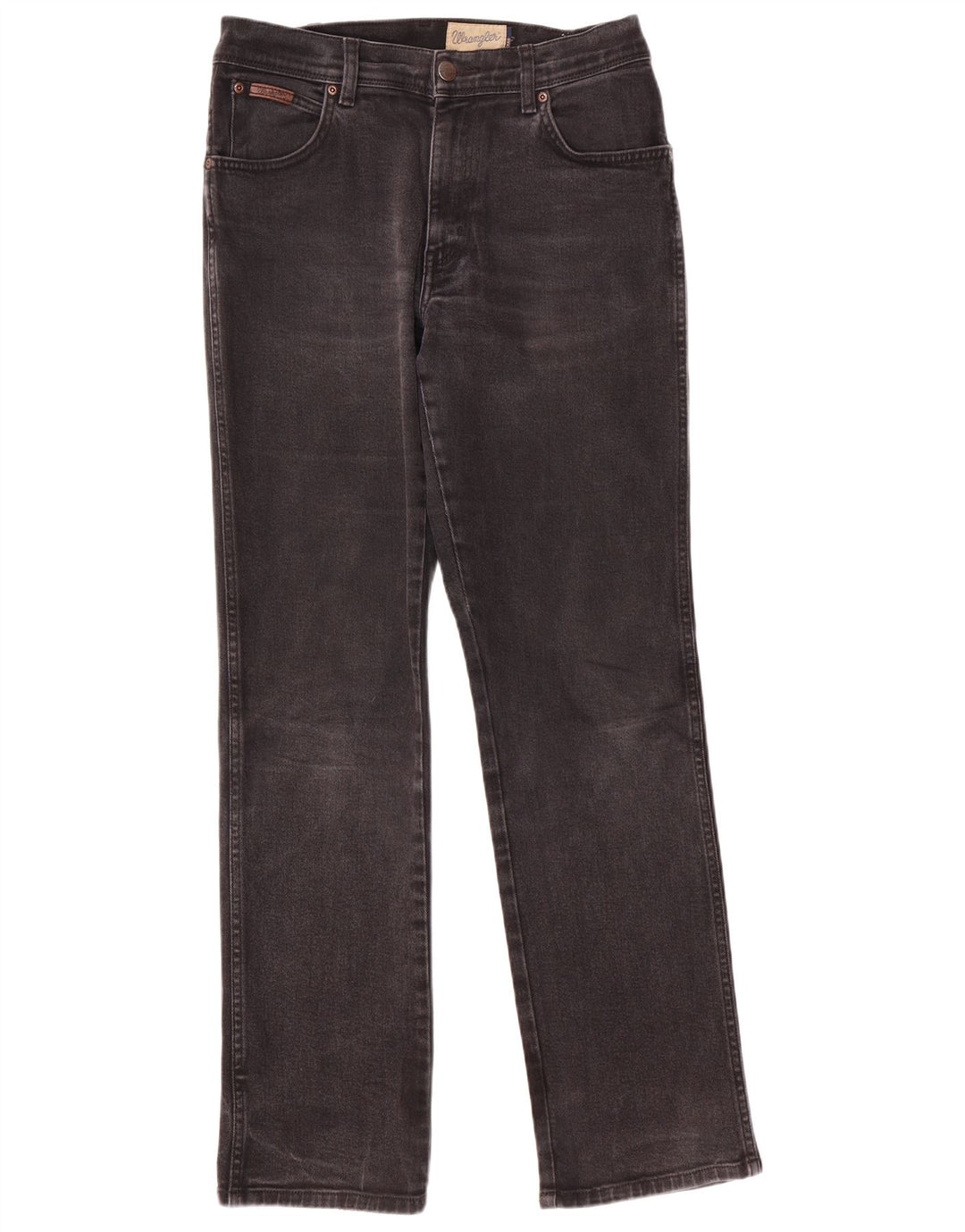 Męskie jeansy Wrangler Texas Straight W31 L32 Szara bawełna
