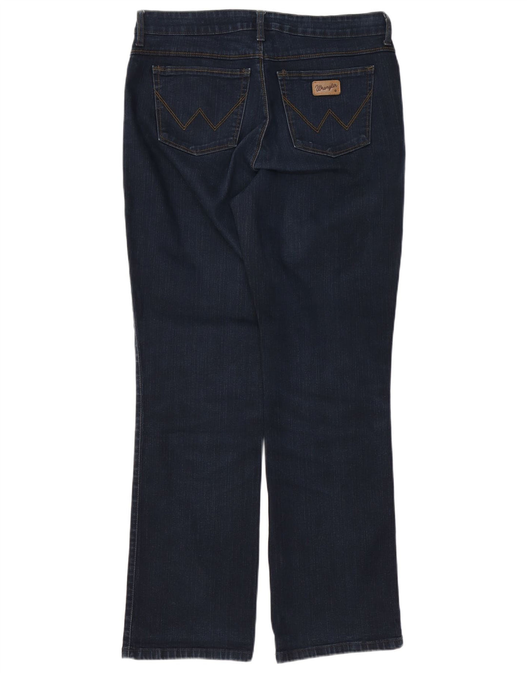 Damskie jeansy WRANGLER Regular Bootcut W34 L32 Granatowe, bawełniane
