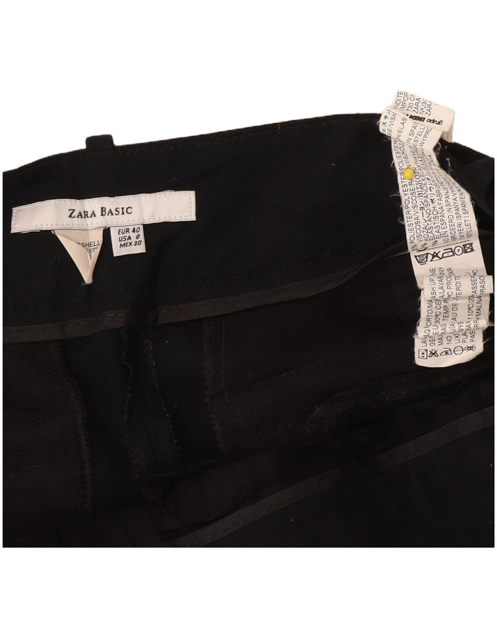 Damskie spodnie Chino Bootcut Zara EU 40 Medium W30 L28 Czarny poliester