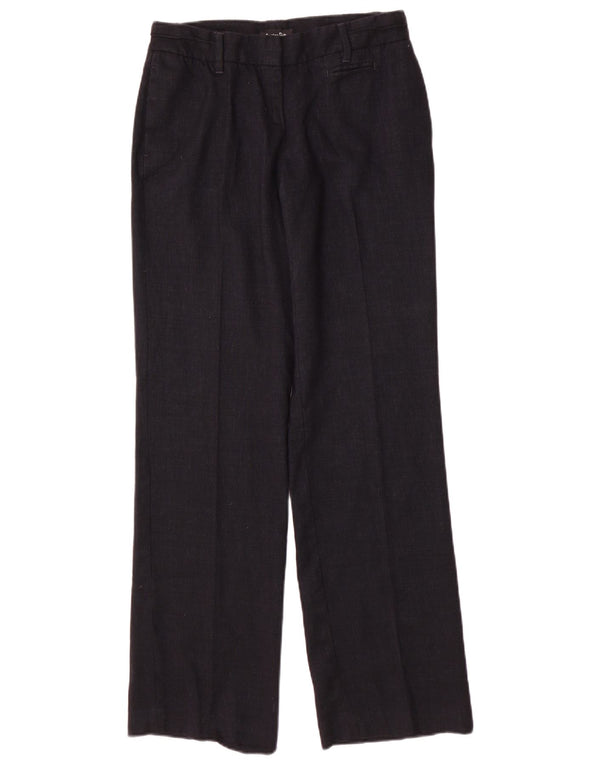 Spodnie damskie Massimo Dutti Straight Chino EU 38 Small W28 L31 Granatowe