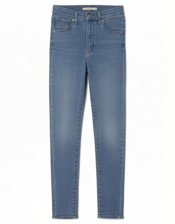 Damskie jeansy Levi's Mile High Super Skinny W26 L30 Niebieska bawełna