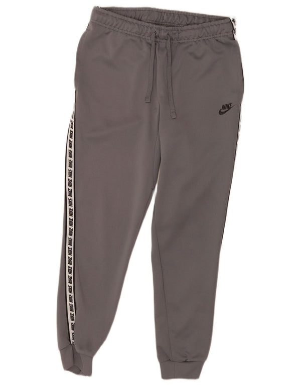 Męskie spodnie dresowe Nike Graphic Dresy Joggery Małe szare bloki kolorów