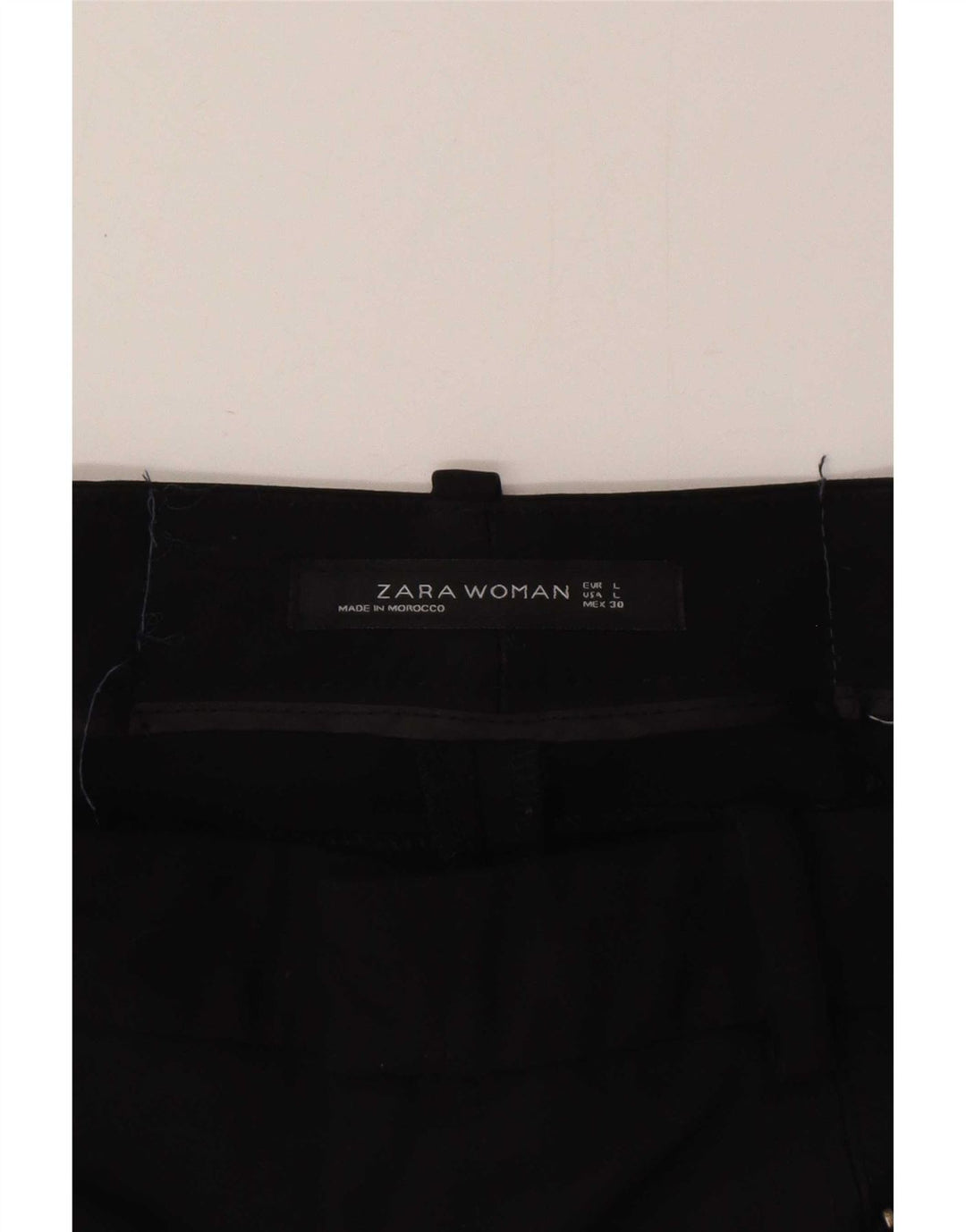 Spodnie damskie Zara Slim Casual, duże, W30 L30, czarne