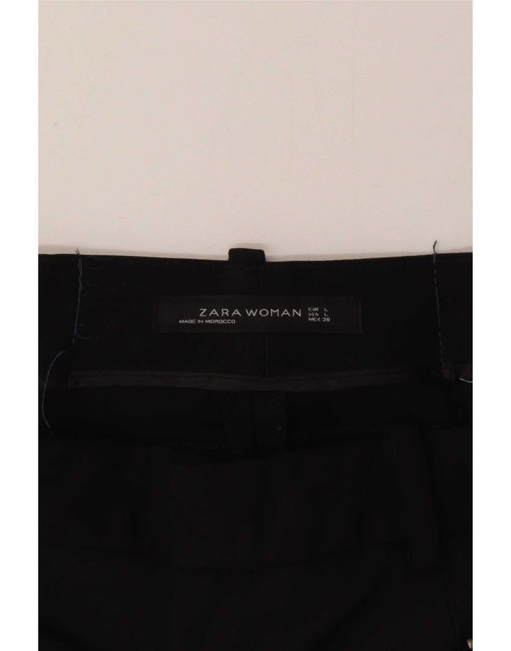 Spodnie damskie Zara Slim Casual, duże, W30 L30, czarne
